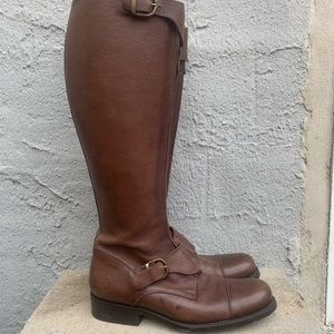 Alberto Fasciani riding leather boots. Size 37. Italy.
